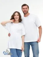 Футболка (М-4) OVERSIZE 160 белый XL